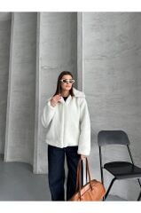FERMUARLI peluş hırka