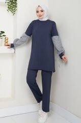 Gömlek Garnili Spor Alt Üst Takım