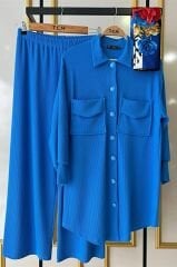 Kışlık Çift Cepli Tesettür Alt Üst Takım