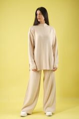 Dik Yaka Triko Alt Üst Takım