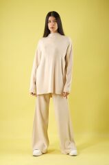 Dik Yaka Triko Alt Üst Takım