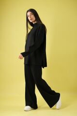 Dik Yaka Triko Alt Üst Takım