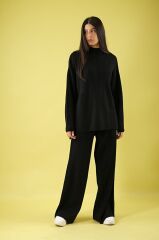 Dik Yaka Triko Alt Üst Takım