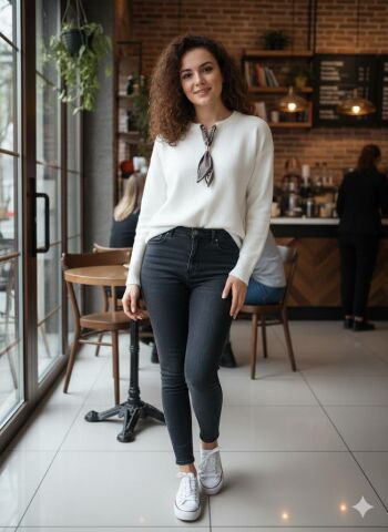 Triko Fiyonklu Kazak