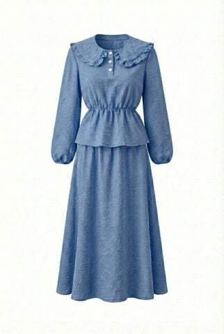 Jakar Kumaş Büyük Yaka Tasarım Takım